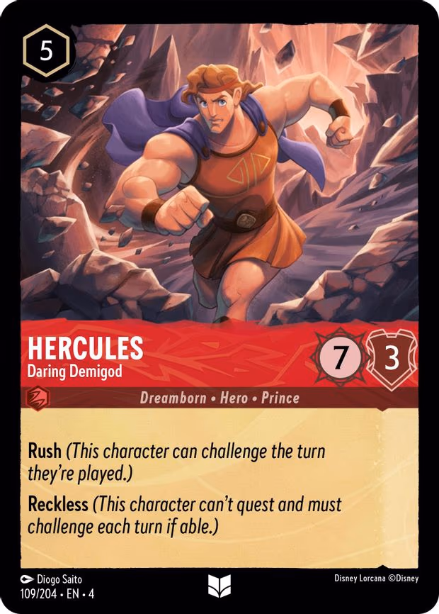Hercules - Daring Demigod - Uncommon (109/204)