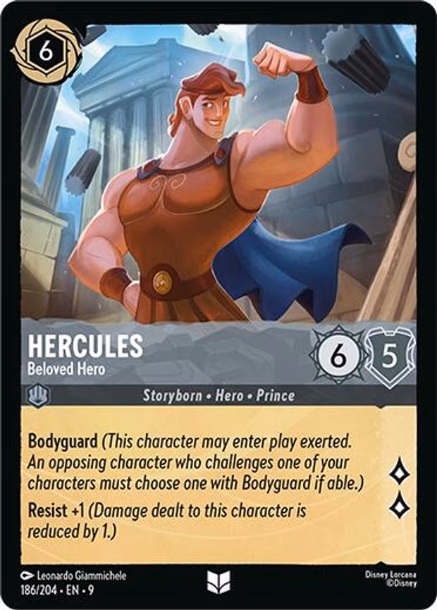 Hercules - Beloved Hero - Uncommon (186/204)