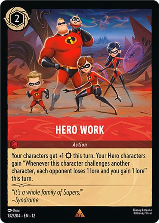 Hero Work - Rare (132/204)