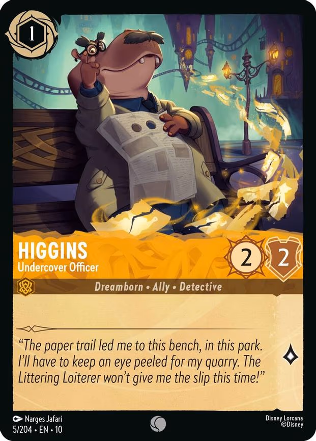 Higgins - Undercover Officer - Common (5/204)