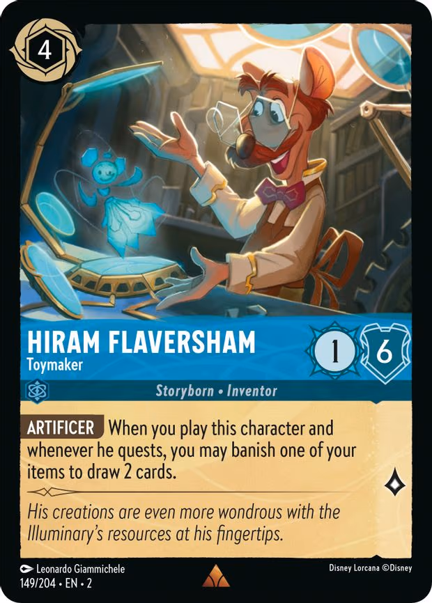 Hiram Flaversham - Toymaker - Rare (149/204)