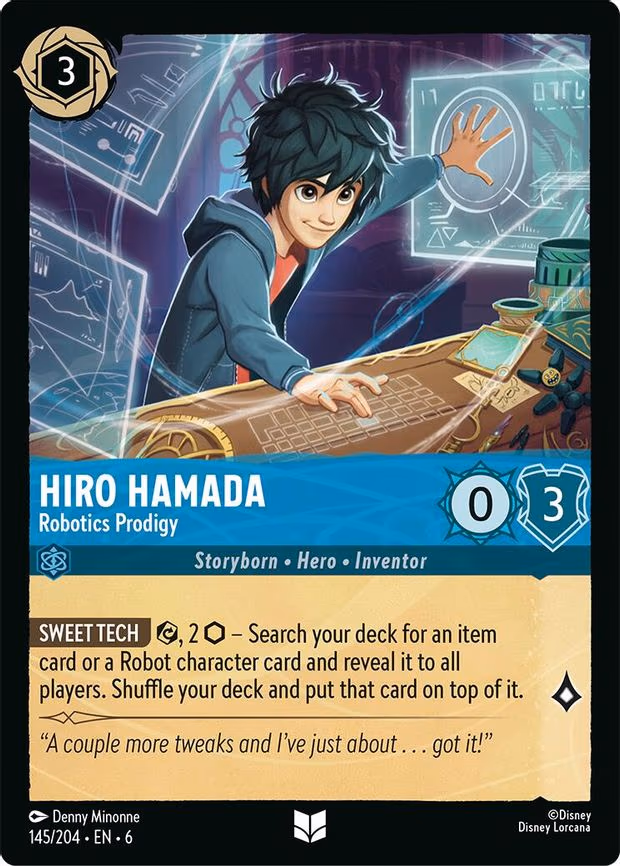 Hiro Hamada - Robotics Prodigy - Uncommon (145/204)