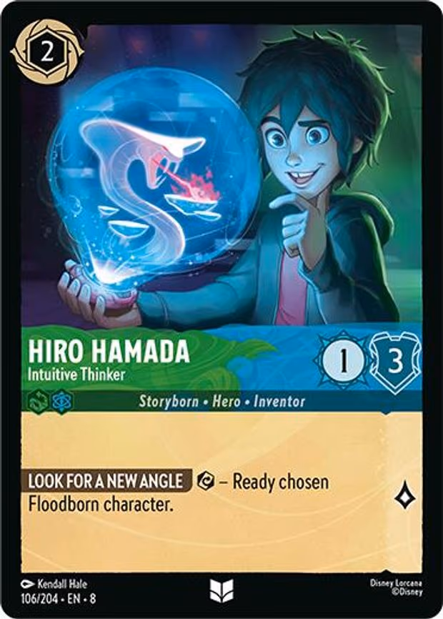 Hiro Hamada - Intuitive Thinker - Uncommon (106/204)