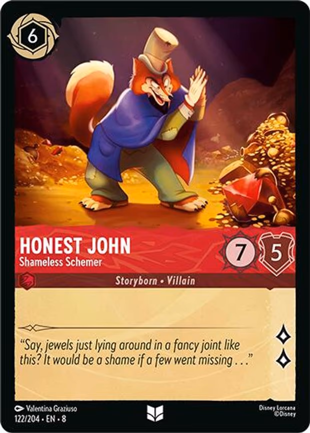 Honest John - Shameless Schemer - Uncommon (122/204)