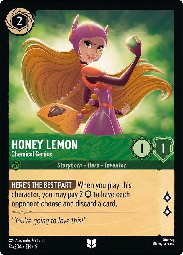 Honey Lemon - Chemical Genius - Uncommon (74/204)