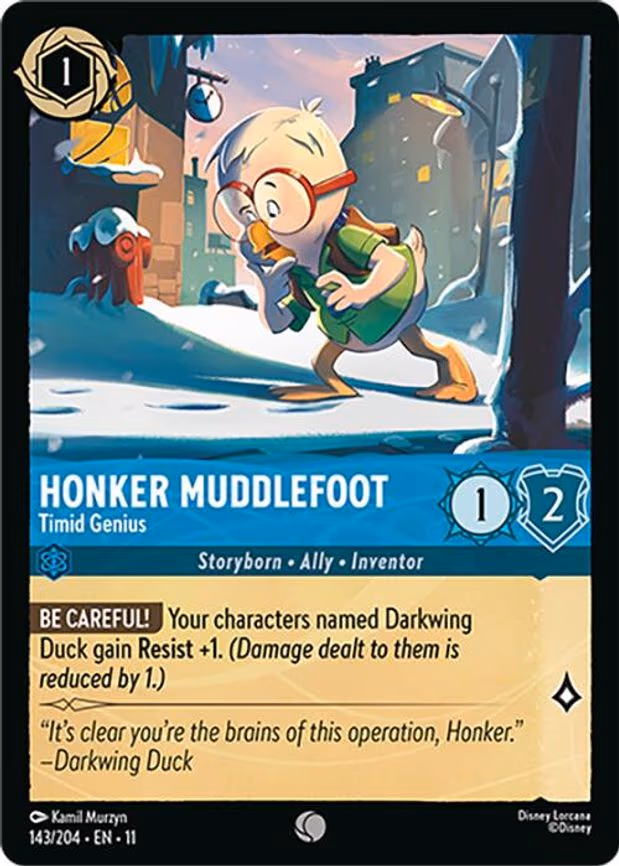 Honker Muddlefoot - Timid Genius - Common (143/204)