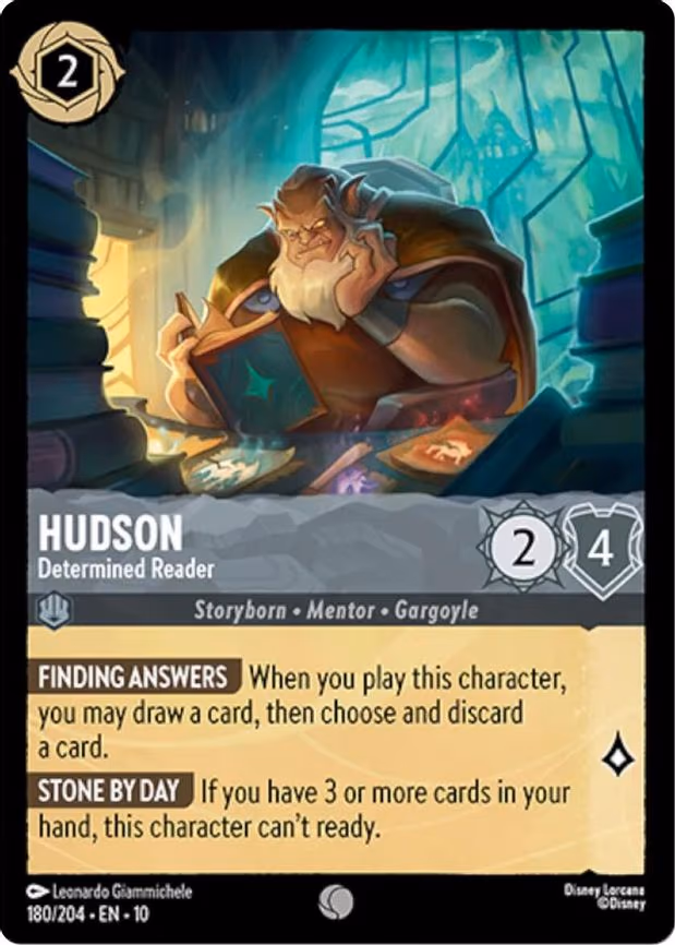 Hudson - Determined Reader - Common (180/204)