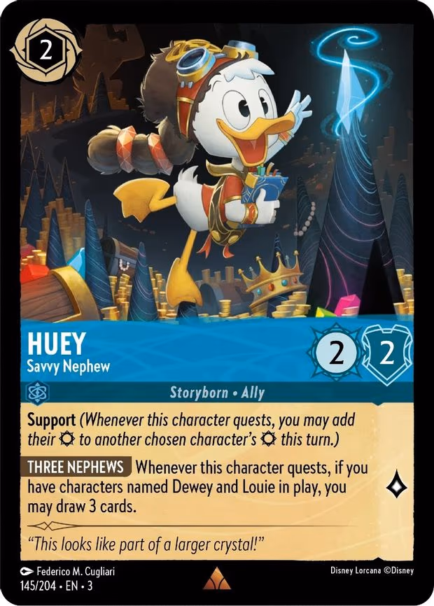Huey - Savvy Nephew - Rare (145/204)