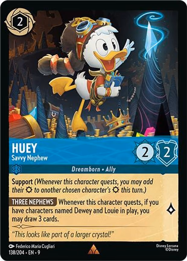 Huey - Savvy Nephew - Rare (138/204)