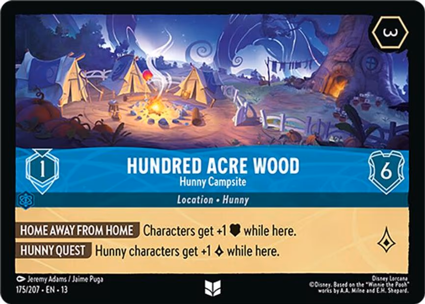 Hundred Acre Wood - Hunny Campsite - Uncommon (175/204)