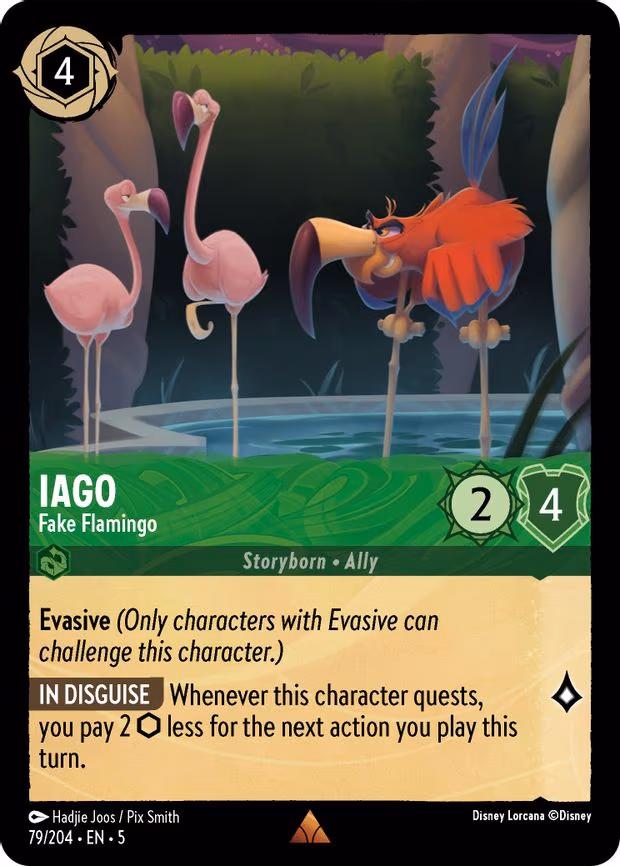 Iago - Fake Flamingo - Rare (79/204)