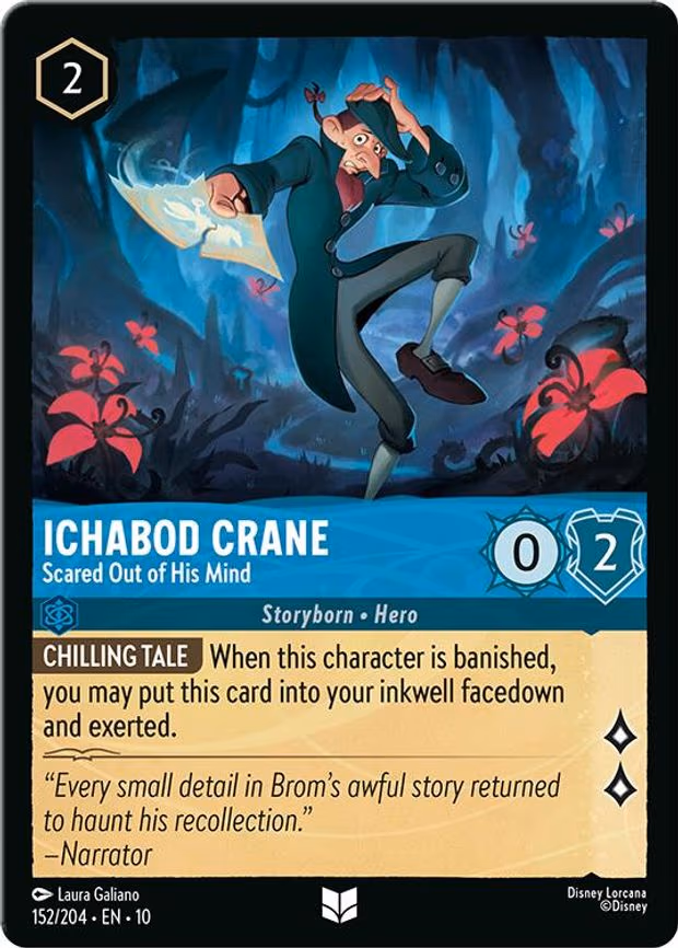 Ichabod Crane - Scared Out of His Mind - Uncommon (152/204)