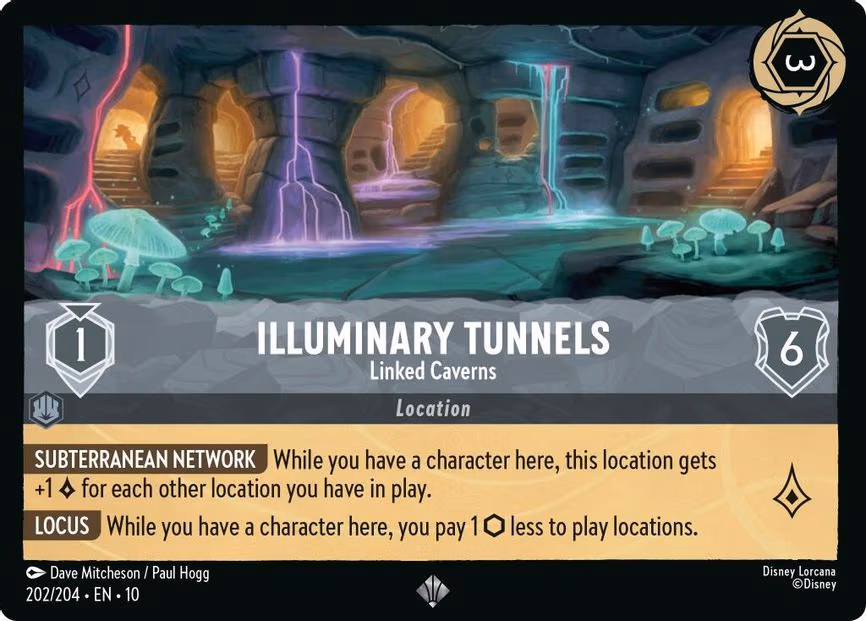 Illuminary Tunnels - Linked Caverns - Super Rare (202/204)