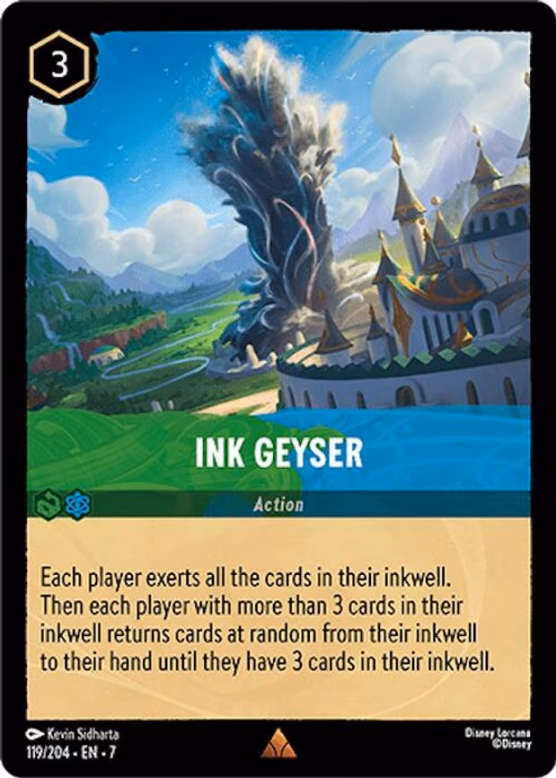 Ink Geyser - Rare (119/204)