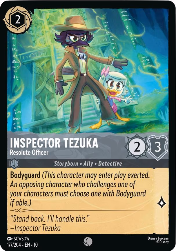 Inspector Tezuka - Resolute Officer - Common (177/204)
