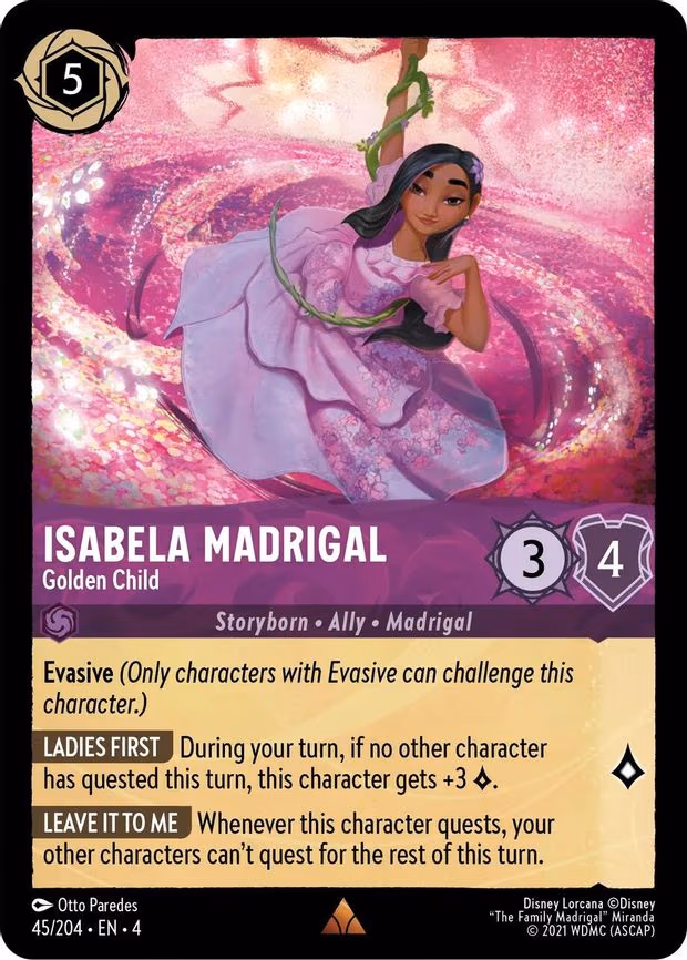 Isabela Madrigal - Golden Child - Rare (45/204)