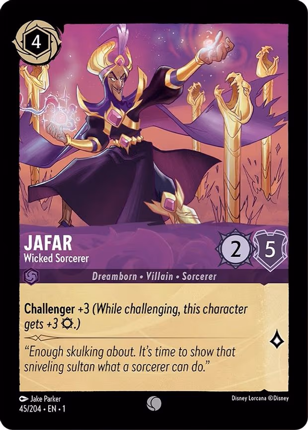 Jafar - Wicked Sorcerer - Common (45/204)