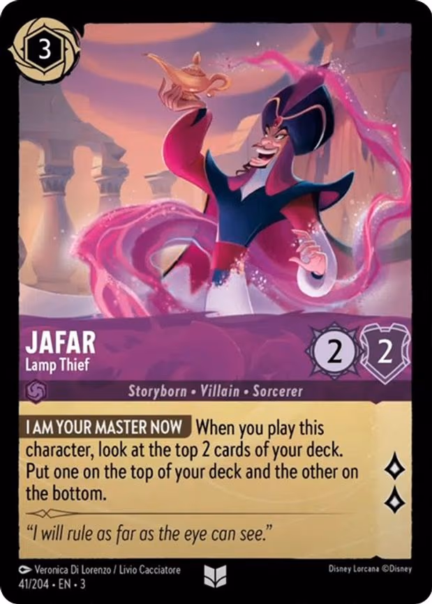 Jafar - Lamp Thief - Uncommon (41/204)