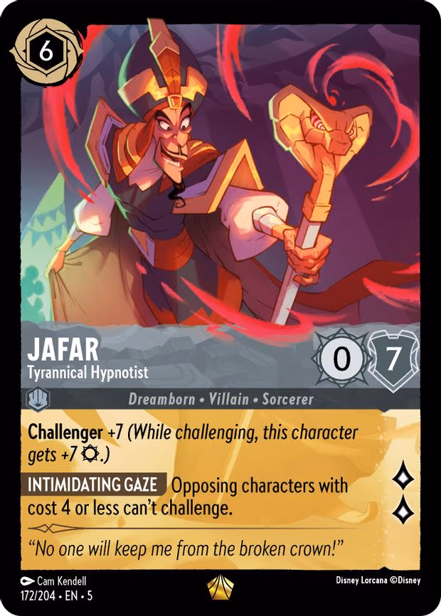 Jafar - Tyrannical Hypnotist - Legendary (172/204)