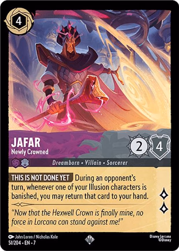 Jafar - Newly Crowned - Super Rare (51/204)