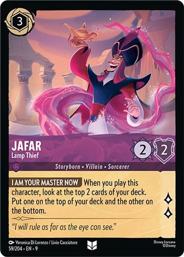 Jafar - Lamp Thief - Uncommon (59/204)