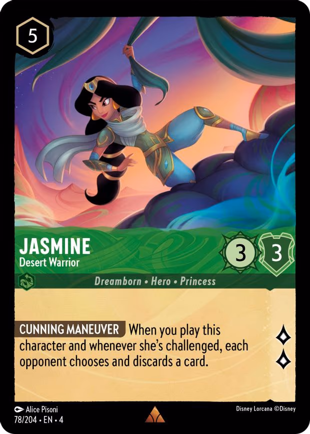 Jasmine - Desert Warrior - Rare (78/204)