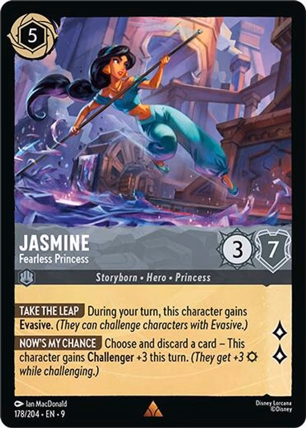 Jasmine - Fearless Princess - Rare (178/204)
