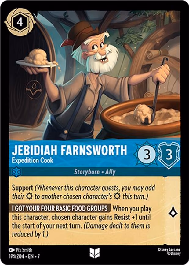 Jebidiah Farnsworth - Expedition Cook - Uncommon (174/204)