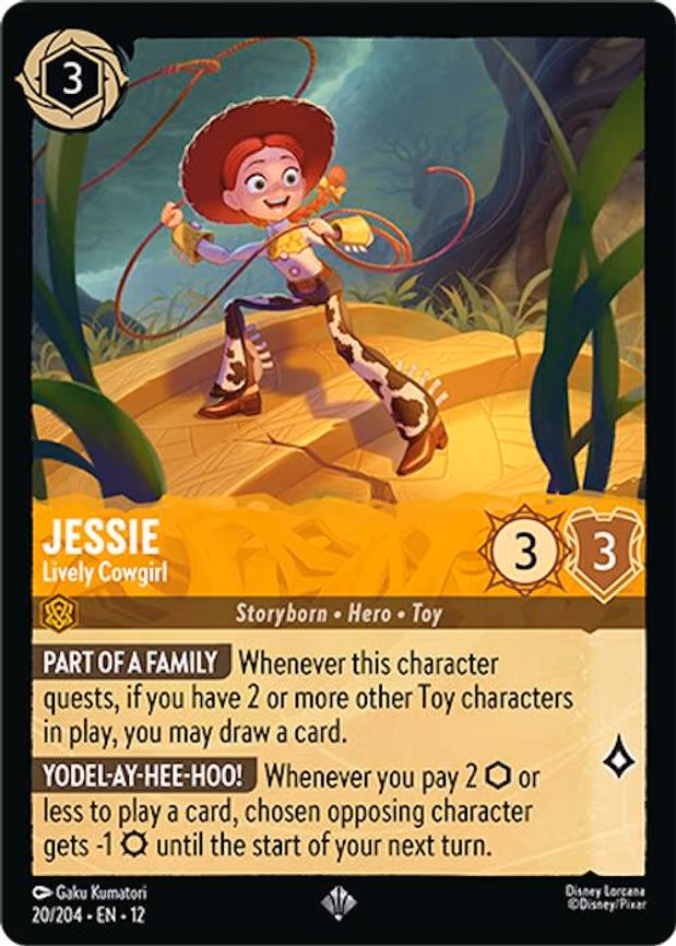 Jessie - Lively Cowgirl - Super Rare (20/204)