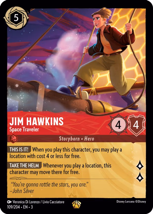 Jim Hawkins - Space Traveler - Legendary (109/204)