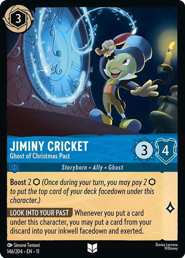 Jiminy Cricket - Ghost of Christmas Past - Uncommon (146/204)