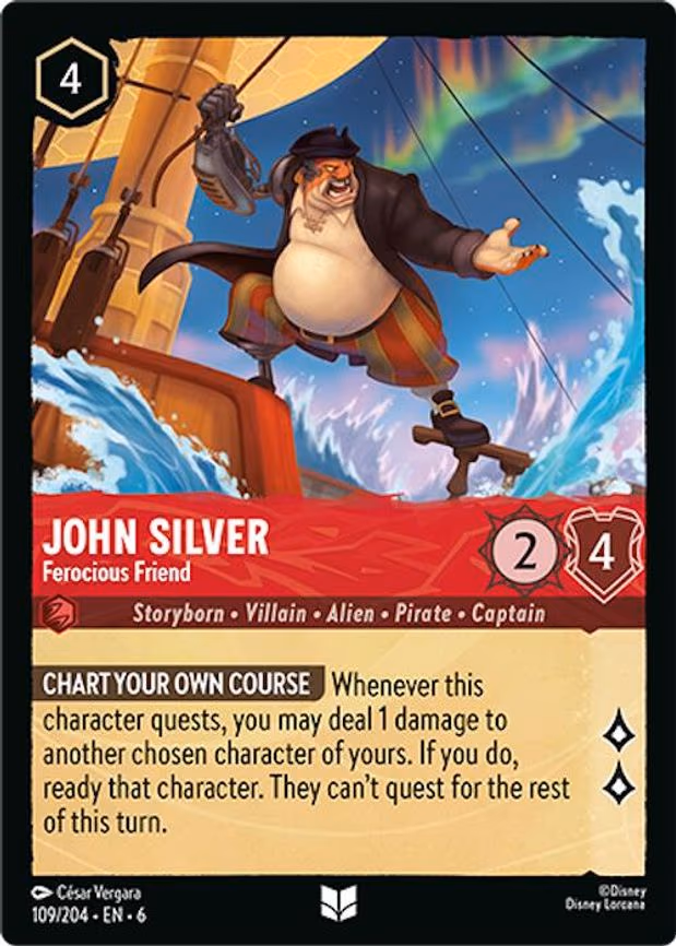 John Silver - Ferocious Friend - Uncommon (109/204)