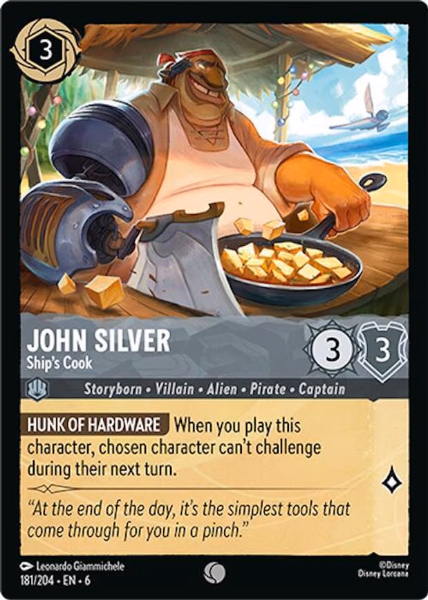 John Silver - Ship's Cook - Common (181/204)