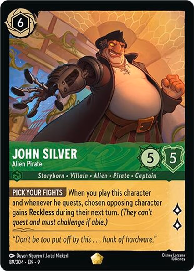 John Silver - Alien Pirate - Legendary (89/204)