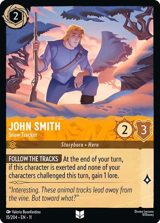 John Smith - Snow Tracker - Uncommon (15/204)