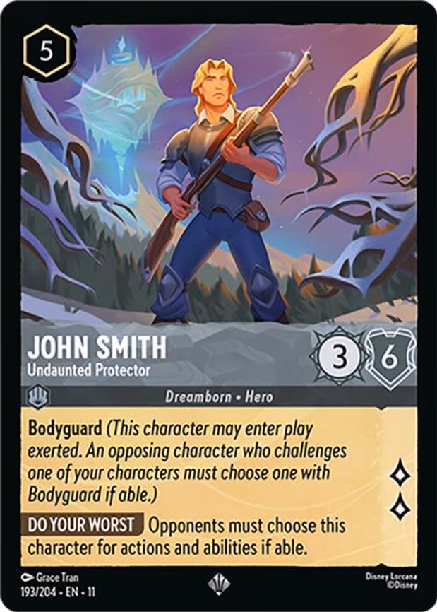John Smith - Undaunted Protector - Super Rare (193/204)