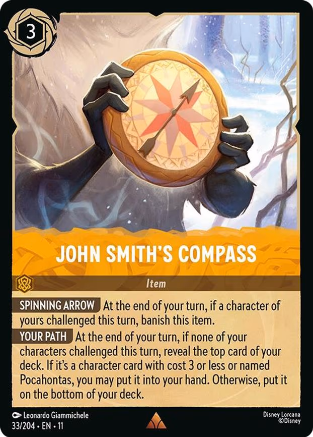 John Smith's Compass - Rare (33/204)