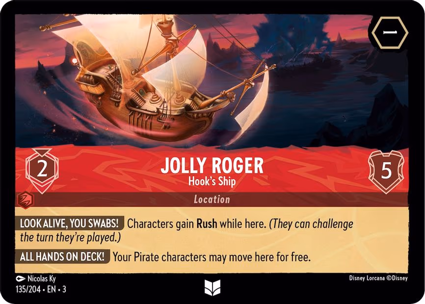 Jolly Roger - Hook's Ship - Uncommon (135/204)