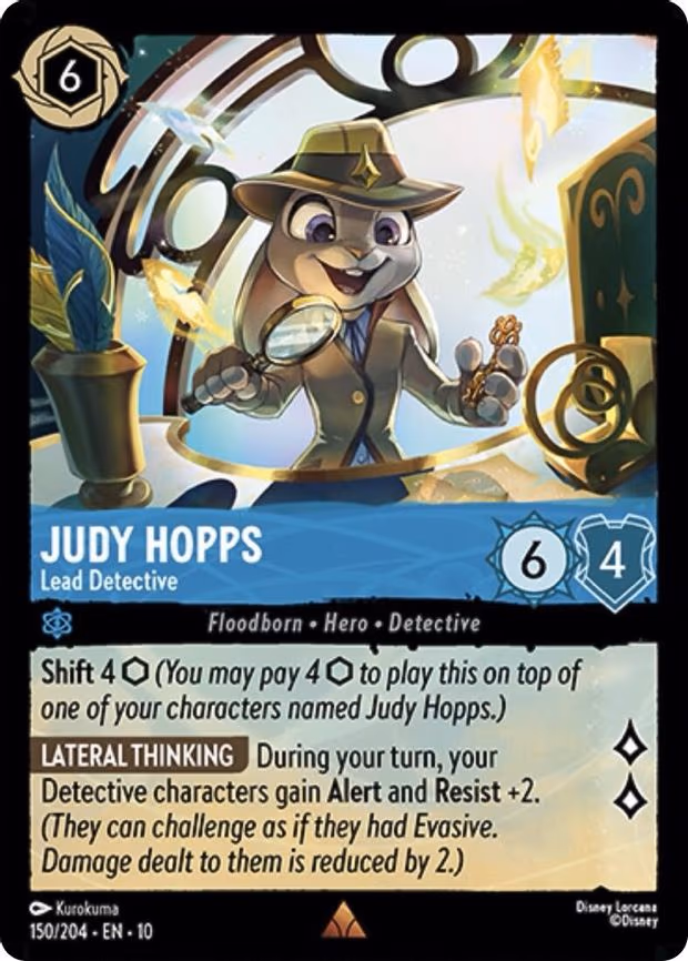 Judy Hopps - Lead Detective - Rare (150/204)