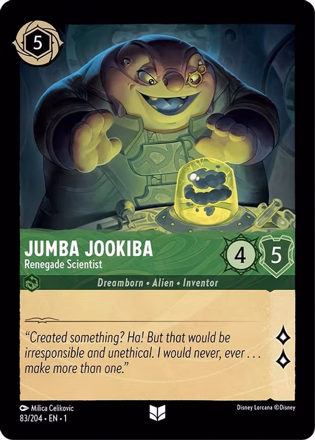 Jumba Jookiba - Renegade Scientist - Uncommon (83/204)
