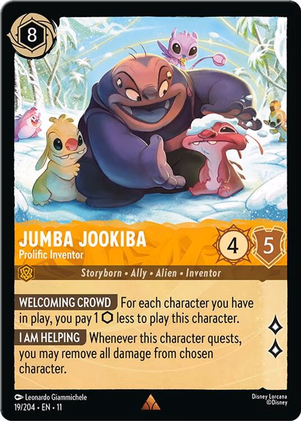 Jumba Jookiba - Prolific Inventor - Rare (19/204)