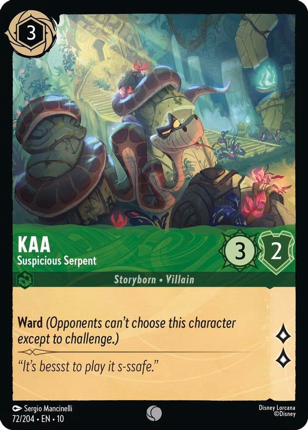 Kaa - Suspicious Serpent - Common (72/204)