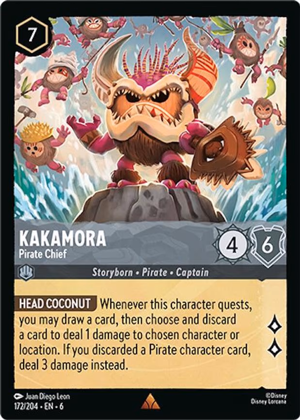 Kakamora - Pirate Chief - Rare (172/204)