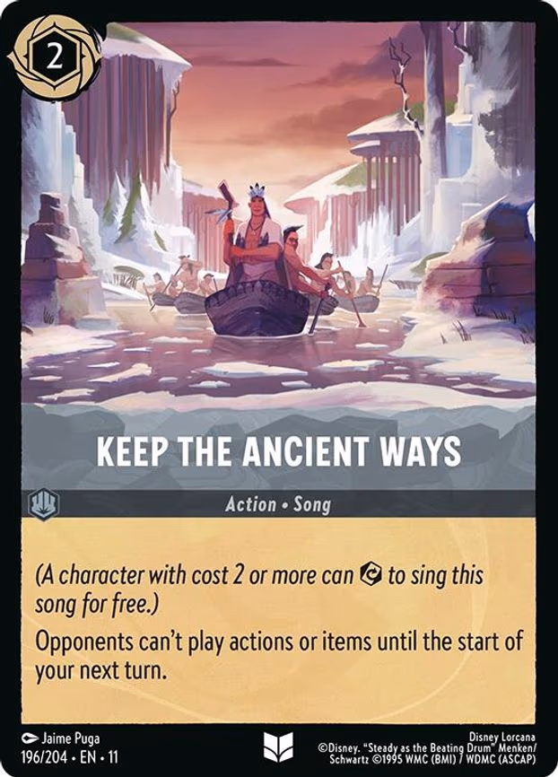 Keep the Ancient Ways - Uncommon (196/204)