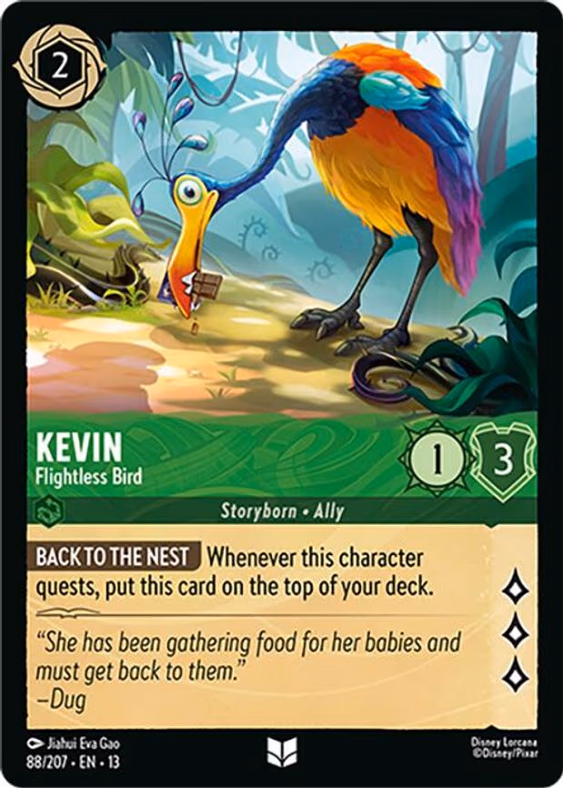 Kevin - Flightless Bird - Uncommon (88/204)