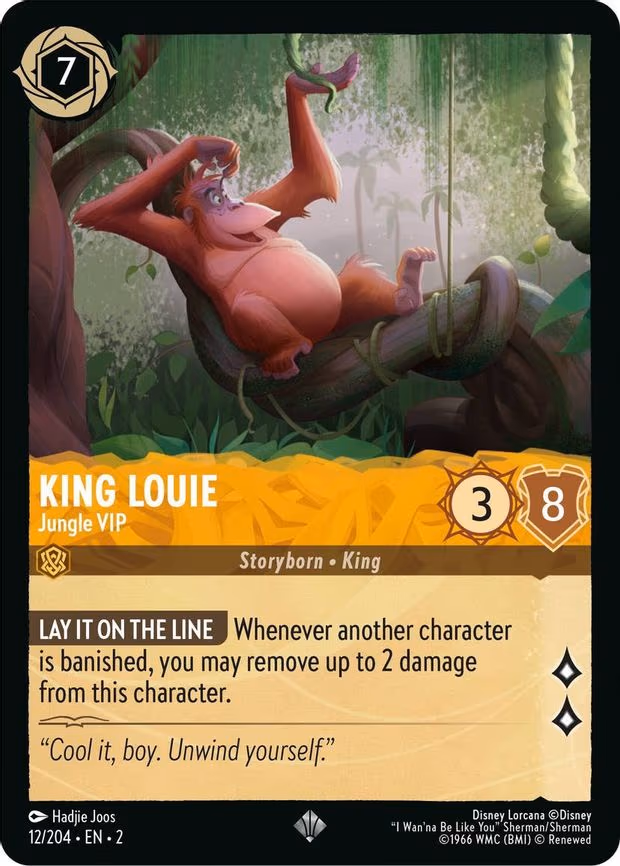 King Louie - Jungle VIP - Super Rare (12/204)