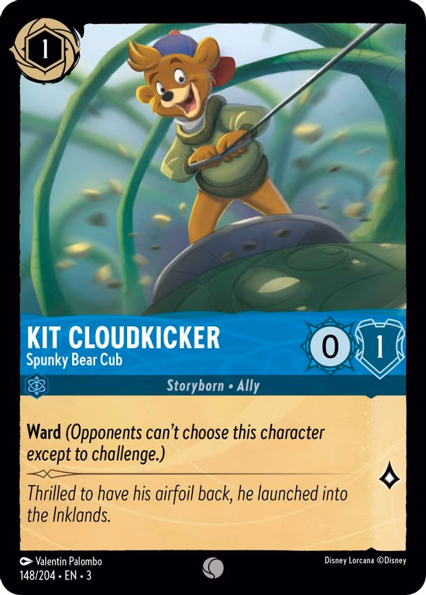 Kit Cloudkicker - Spunky Bear Cub - Common (148/204)