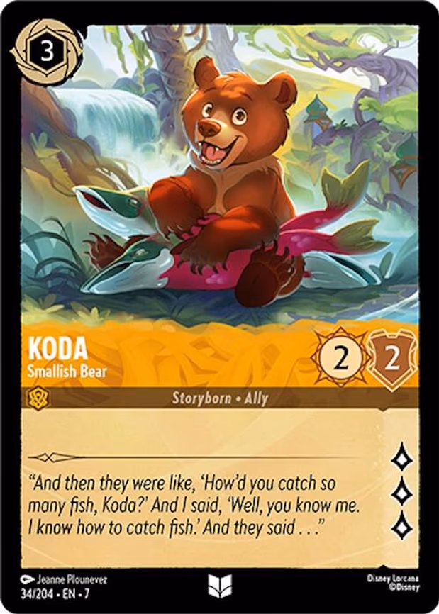 Koda - Smallish Bear - Uncommon (34/304)