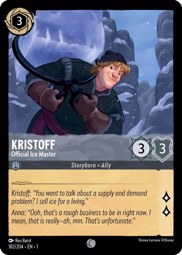 Kristoff - Official Ice Master - Common (182/204)