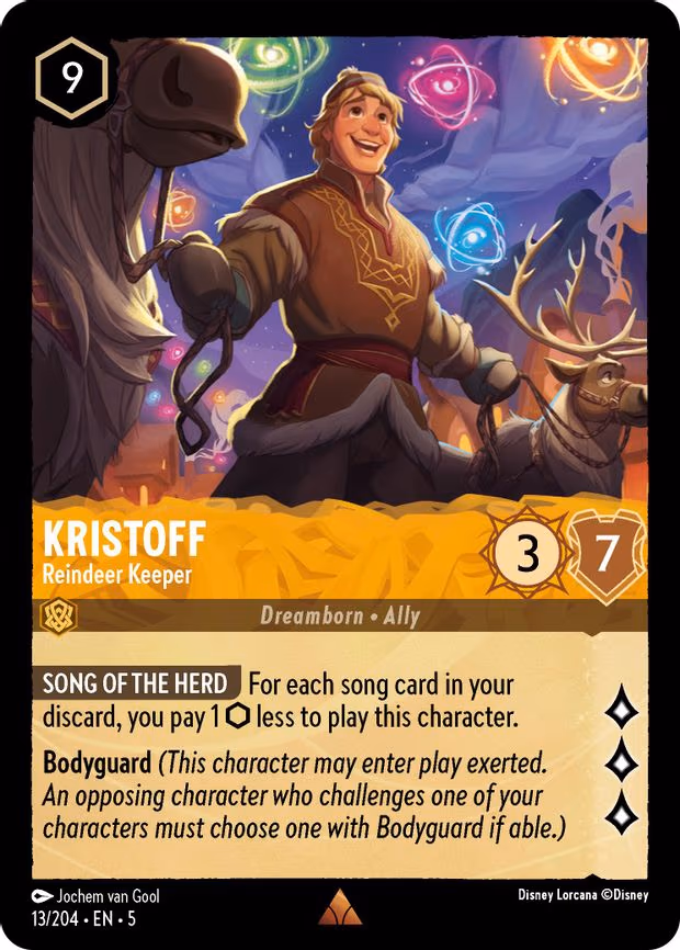 Kristoff - Reindeer Keeper - Rare (13/204)
